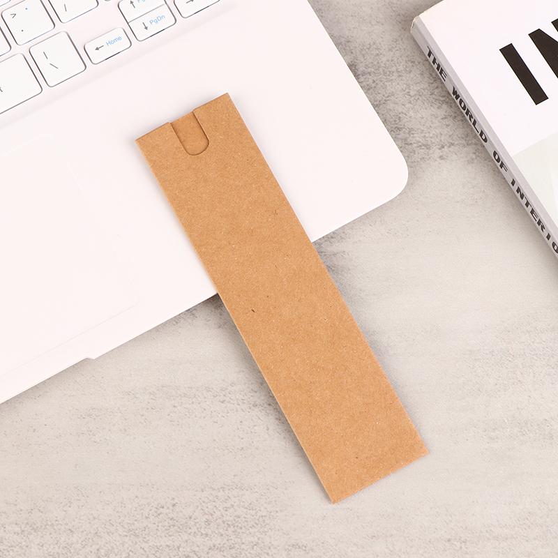10Pcs Pen Box Gift Sleeve Packaging Single Fountain Holder Pouch Ballpoint Cardboard Empty Case Kraft Paper Pen Sleeves