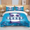 10 sizes CutePanda Bedding 3 Piece Set king size double bed bedding set microfiber or polyester duvet cover set  bedroom bed set