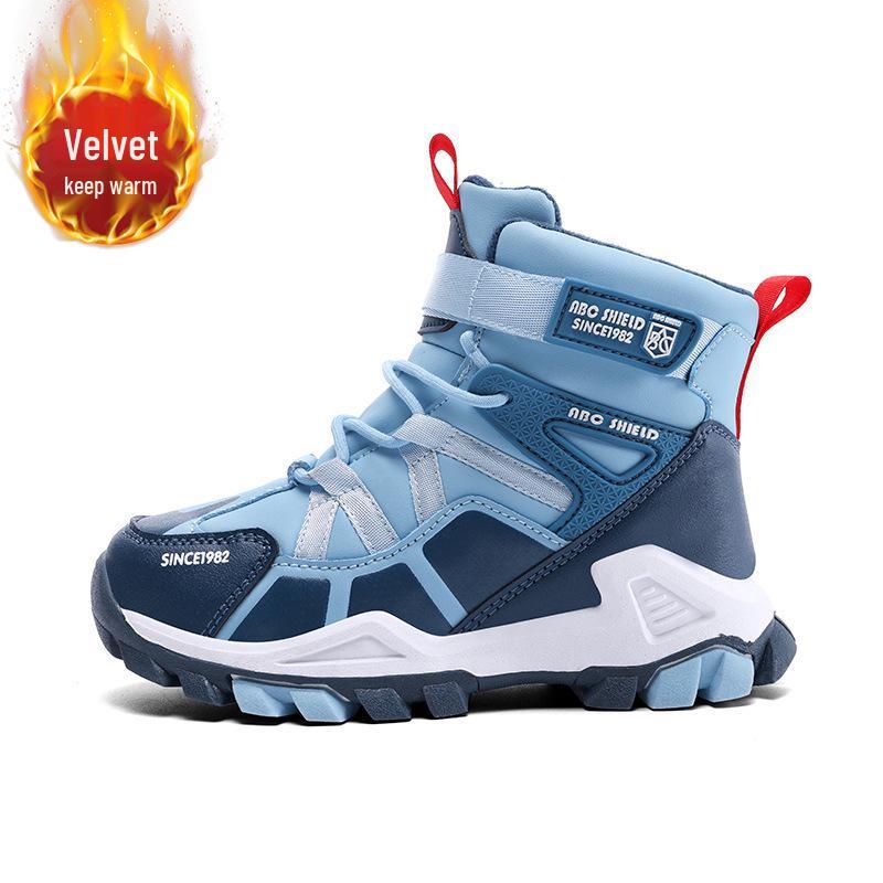 Girls' Plus Velvet Thickened Snow Boots - Winter Non-slip Cold Protection for Kids