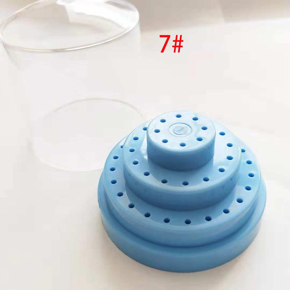 48 Holes Dental Bur Box Drill Case Disinfection Holder Dentist Tools Dentistry Instrument Organizer