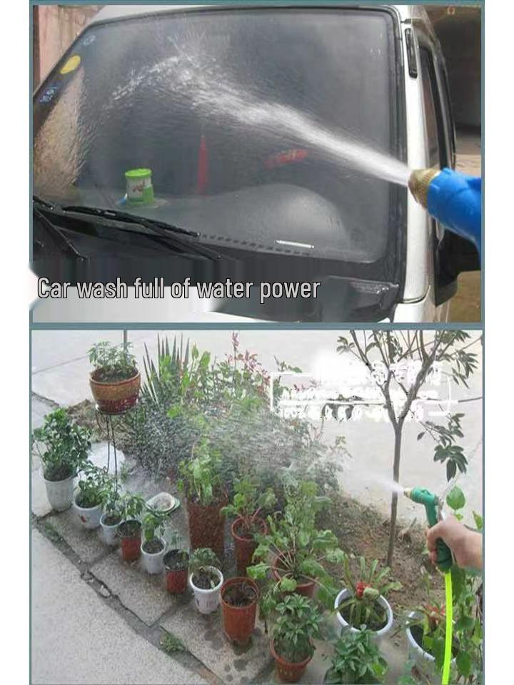 High-Pressure Water Gun Set: Anti-Freeze, Explosion-Proof Hose for Car Washing & Flower Watering