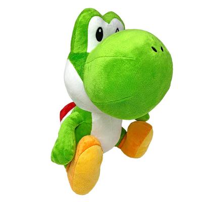 Super Mario Official Plush Sitting Approximately 42cm Toy, Yoshi, (Green Yoshi)