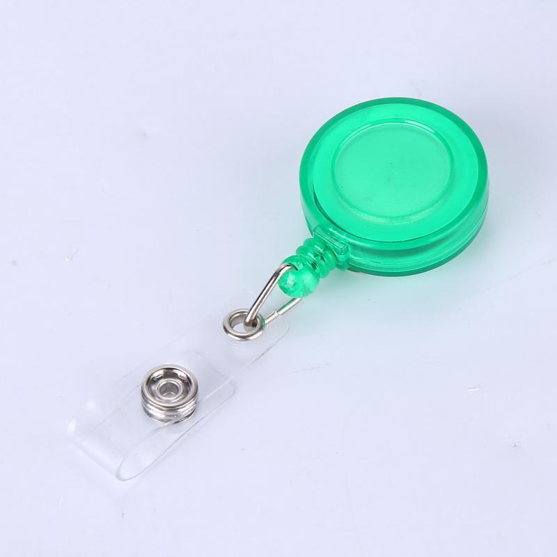 1pc Credential Pass Badges Doctor Id Nurse Retractable Id Badge Reel Plastic Badges Badge Clip Nurse Accessories