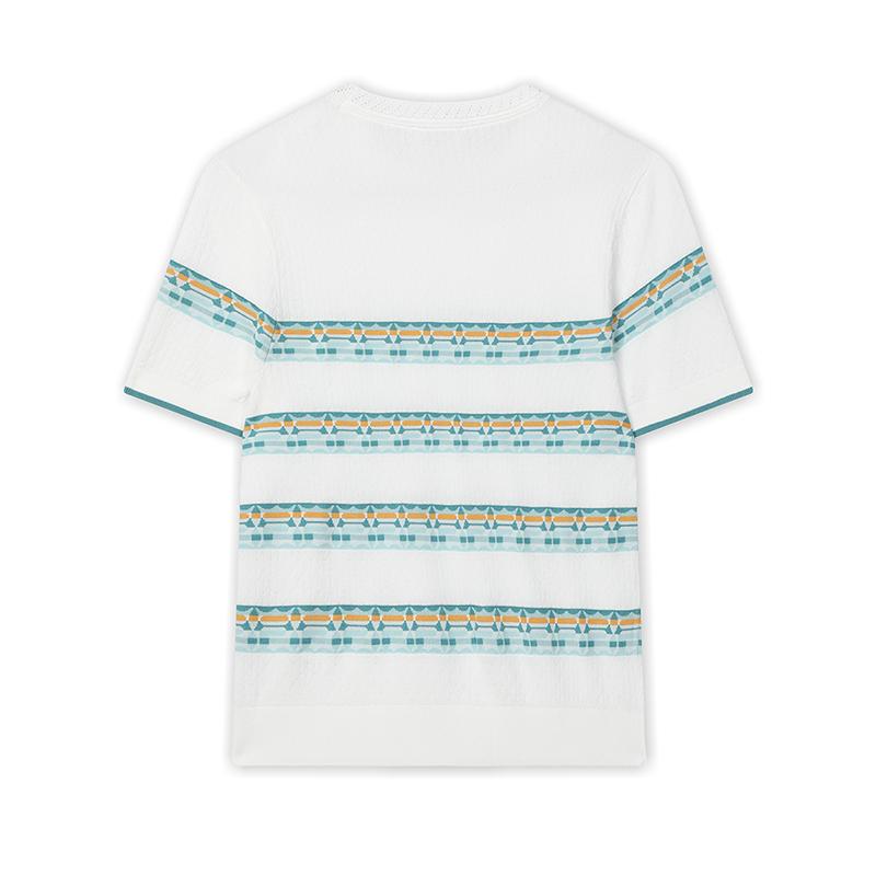 New FILA Knitwear Women's All Over Print F11W424408FZA