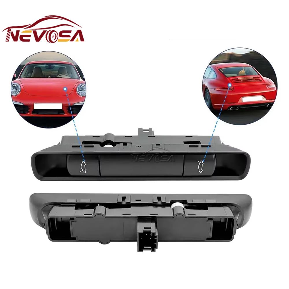 NEVOSA 99761310502A05 99761310502 For Porsche 911 987 997 Boxster Cayman Carrera Car Hood Trunk Lid Release Switch Button Trunk Lid Switch