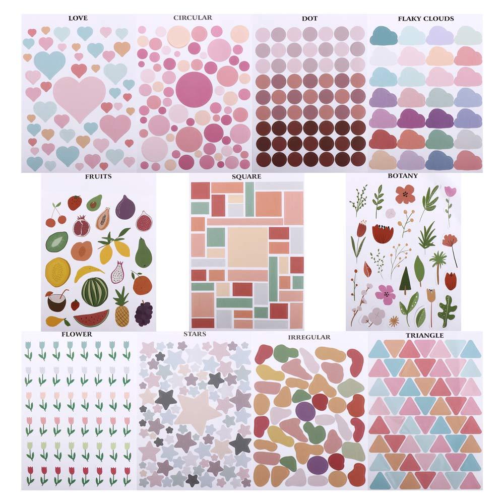 DIY Diary Label Stickers Stationery Stickers Decorative Decals Diary Scrapbooking Stickers