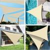 Triangle Waterproof Sun Shelter With Ropes Outdoor Canopy Awning Shade Cloth  Pool Area