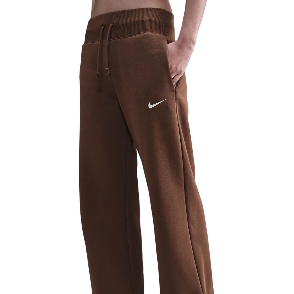 Nike Solid Color Lace-Up Side Pocket Knit Sports Pants Women Bottoms DQ5616-265