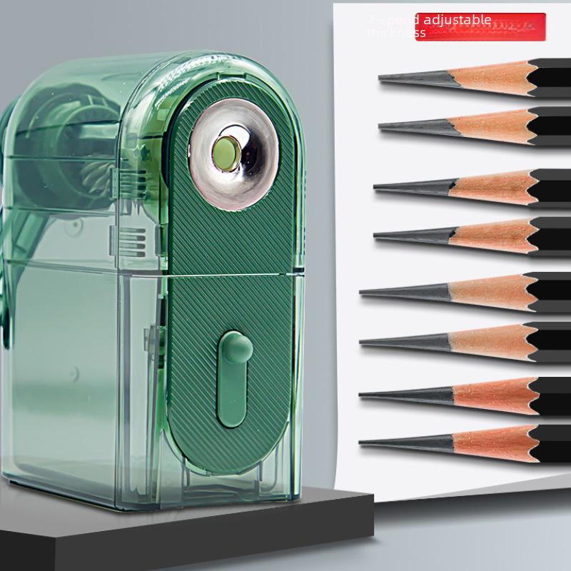 Dual-Hole Hand-Crank Pencil Sharpener for Students and Teachers