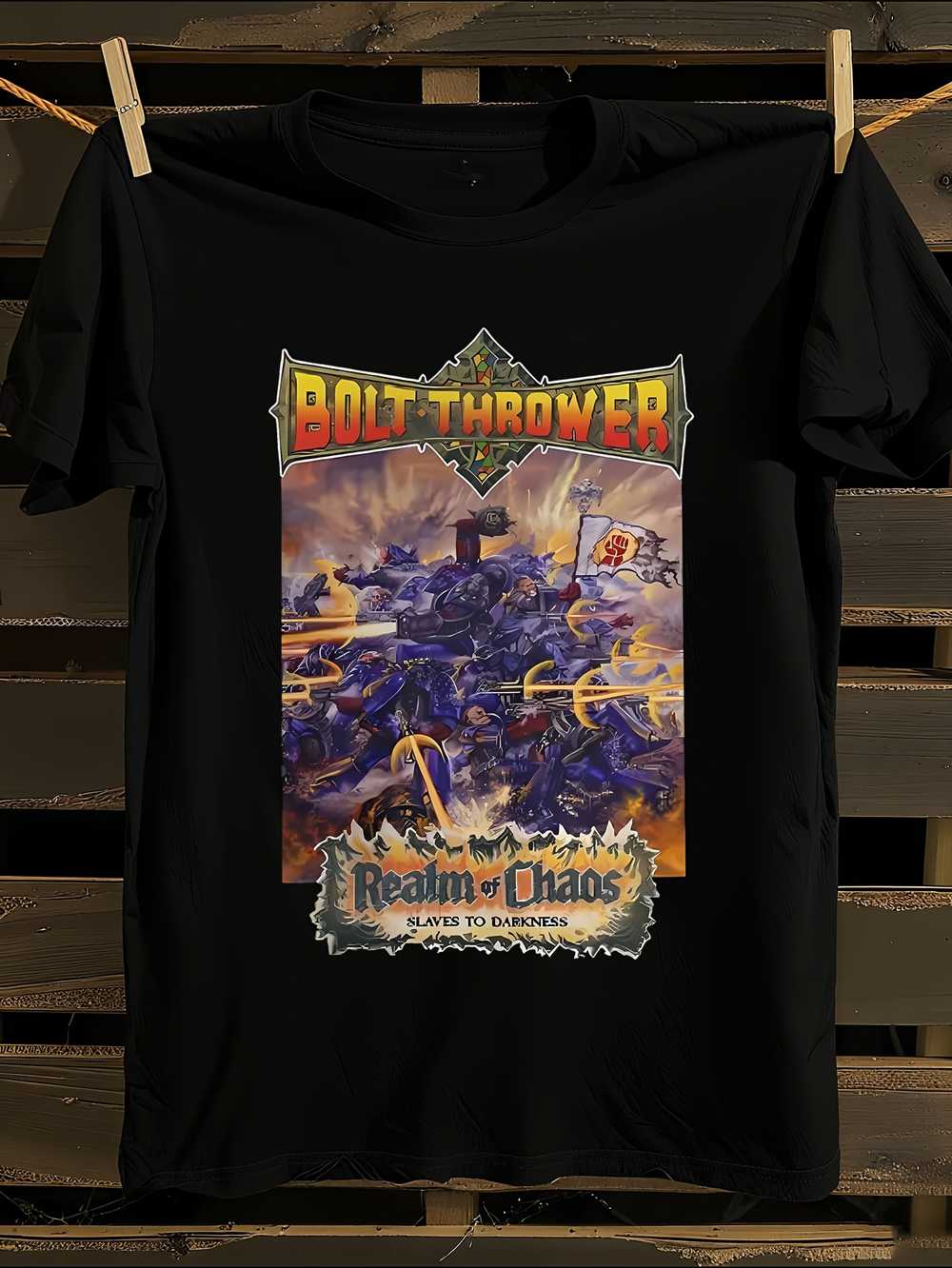 

Футболка в стиле Bolt Throwers Realm of Chaos L