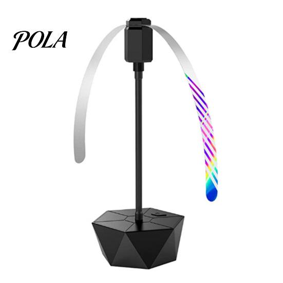 Easy-carry Fly Repellent Fan Tabletop Portable 360 Degrees Rotation USB/Battery Powered Retractable Lightweight Adjustable Pole Physical Mosquito for