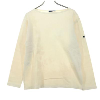 SAINT JAMES Made In France Long Sleeve Basque Shirt 1 Ivory Ron T Women Used