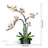 Textured Orchid Flower Building Blocks Set - Floral Home Decor & Christmas Gift Idea (DIY Artificial Blooms) 736PCS