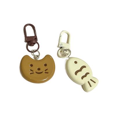Leuke Cartoon Katje Sleutelhanger Schattige Creatieve Vis Sleutelhanger Tas Hanger Rugzak Hangende Decoratie Koppelcadeaus