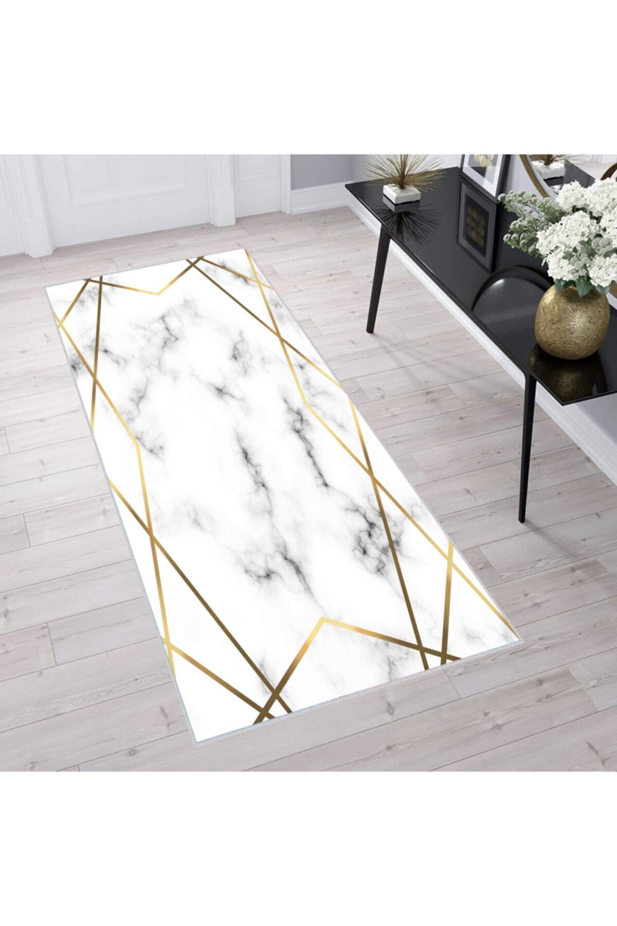 

Rovigo Home Washable Printed Carpet RVG1286 50x80 белый