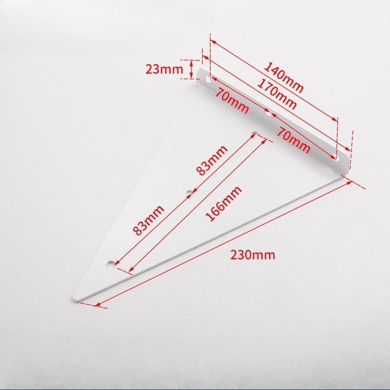 Right Triangle Corner Supports Invisible Furniture Fasteners for Beds/Cabinets/Shelves, Hidden Wall Brackets Floating Shelves