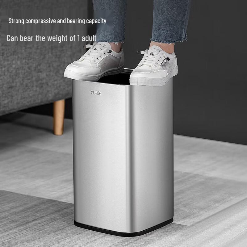 CCKO Lidless Double-Layer Trash Can