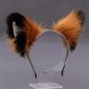 Lolita Plush Hair Band Anime Furry Cosplay Headwear Fashion Cat Ears Headband  Girls
