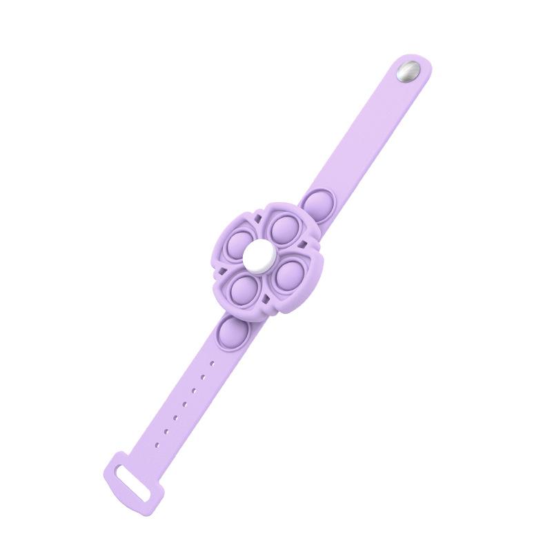 Fashion New Fingertip Spinner Bracelet Decompression Watch Push Pops Sensory Bubble Popper Fidget Toy