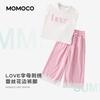 Summer Sweet and Cute Set for Girls, 2026 Summer New Collection for Children, Colorful, Lightweight, Loose and Casual Two Piece Set