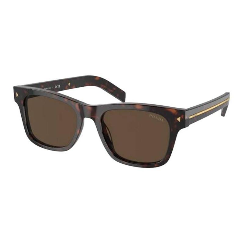 Prada Original design acetate plastic metal butterfly sunglasses unisex couple model brown