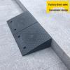 Car Curb Ramp: Plastic Step Pad for Sill, Edge, or Slope, Ideal for Uphill Climbing and Speed Bump Triangle Pad