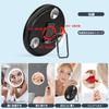 30X Magnifying Makeup Mirror with Adjustable Tabletop 3 Stepless USB Easy to Store and Carry Includes Tweezers and Nose Hair Scissors Light, 360°