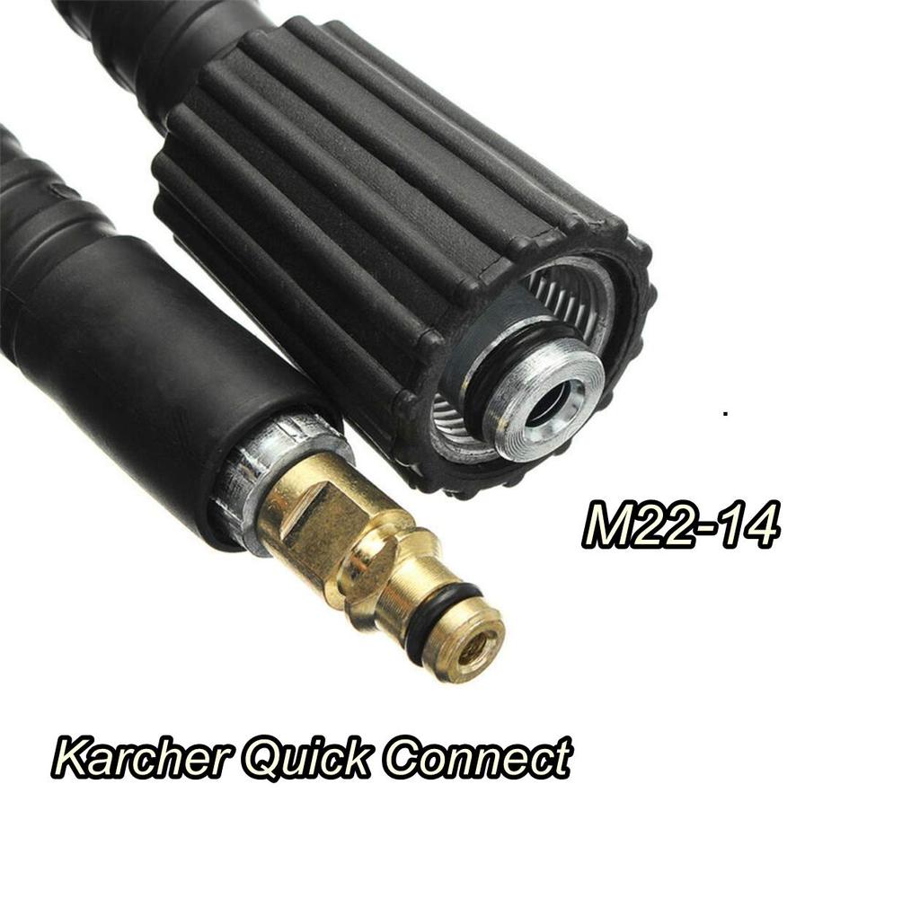 HOTEISON 15m Extension Hose for Kärcher High-Pressure Washers, K2 Home Kit Classic, Etc. - Perfect for Replacing Leaking Standard Hoses!