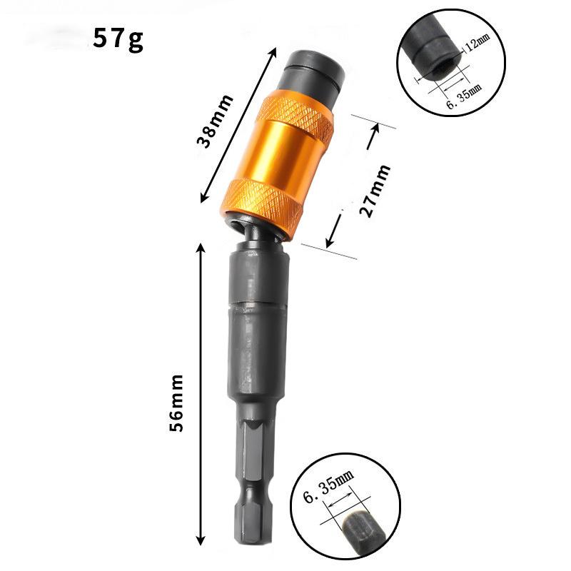 1/4 "Sechskant-Magnetring-Schraubendreher-Bits Bohrer Handwerkzeuge Bohrer-Verlängerungsstange Schnellwechselhalter Antriebsführung Schraube Bohrerspitze