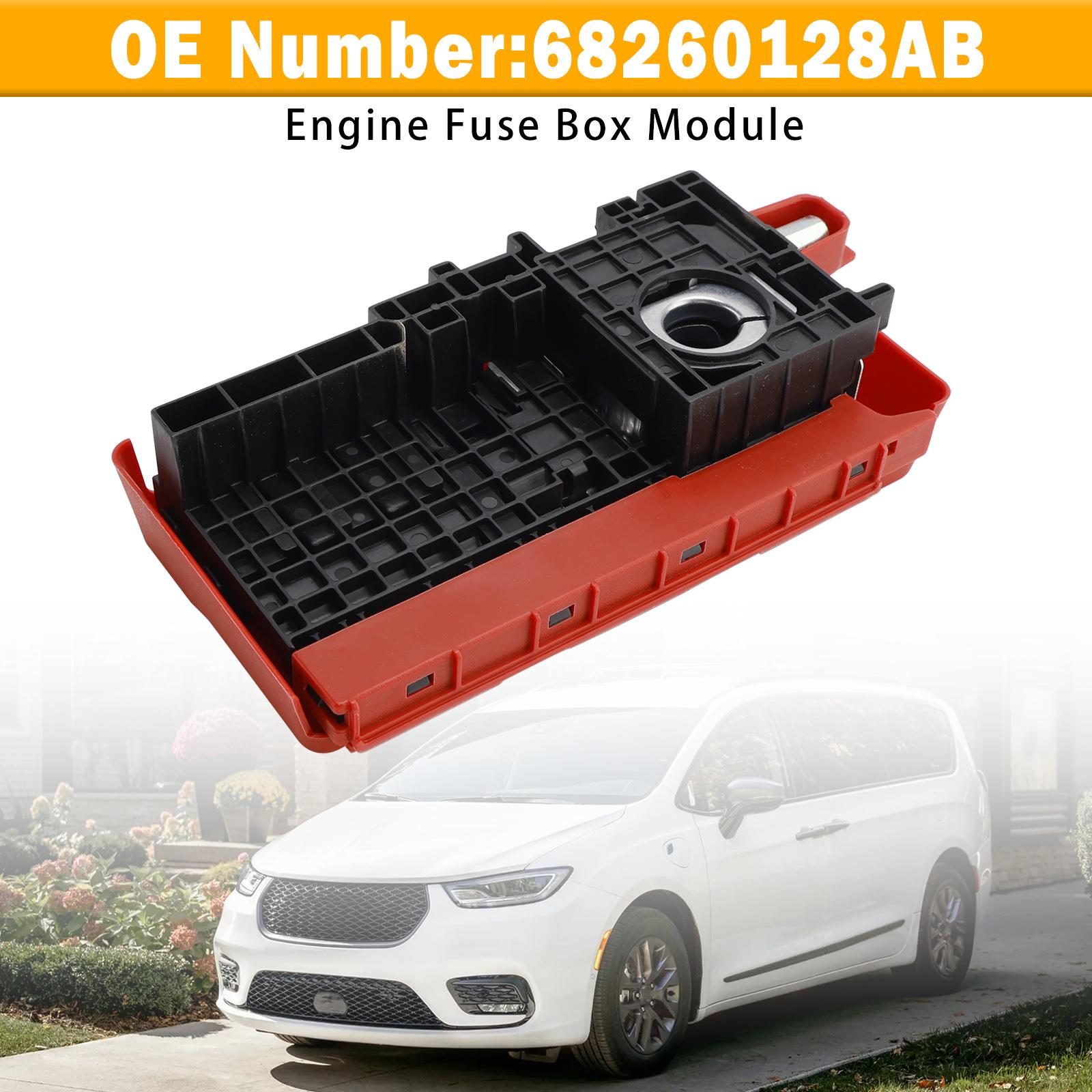 Engine Fuse Box Module 68260128AB For Chrysler Pacifica 2017-2023 Voyager 2020-2022