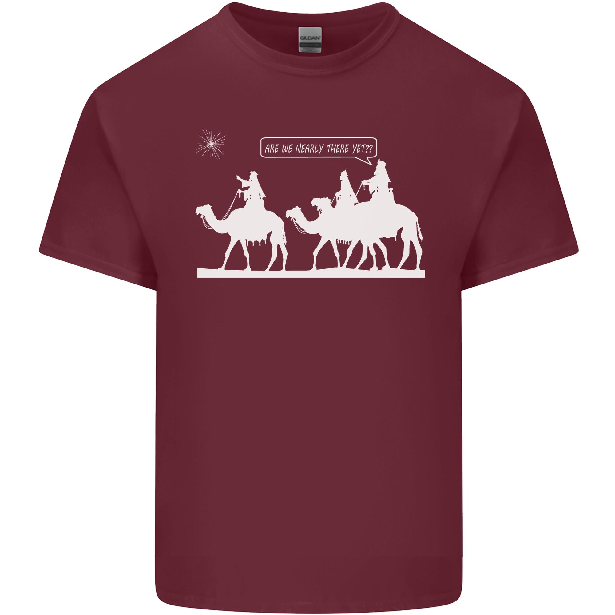 Are We Nearly there Yet Funny Christmas Unisexs Light Cotton TShirt S