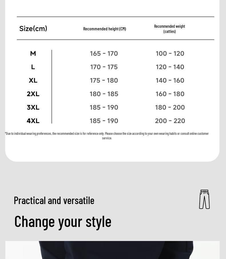 Men's Pure Cotton Straight-Leg Casual Pants