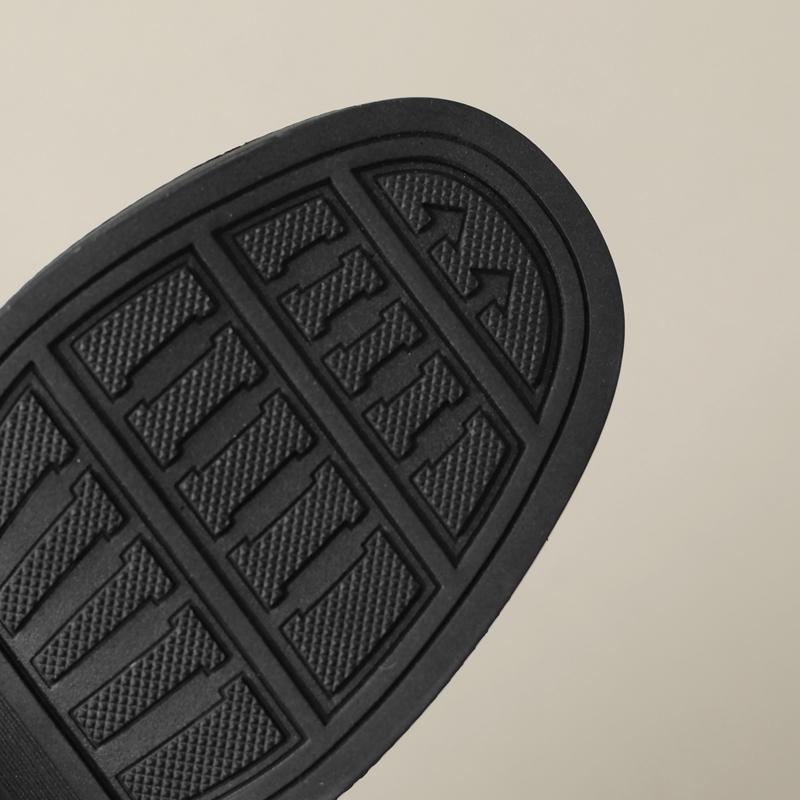 Fashion Women's New Spring and Autumn Round Head Thick Bottom Metal Lace Middle Heel Large Oxford Work Retro Single Shoe