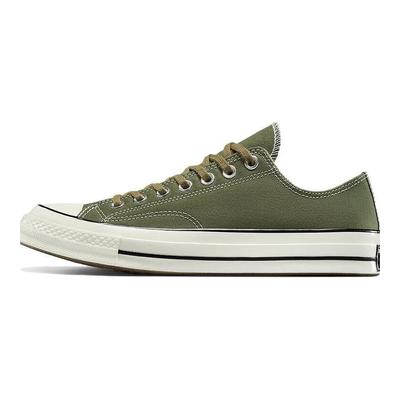 Chuck Taylor Moda Comode Resistenti Scarpe da Skate Basse Sneaker Unisex Verde Militare A13292C