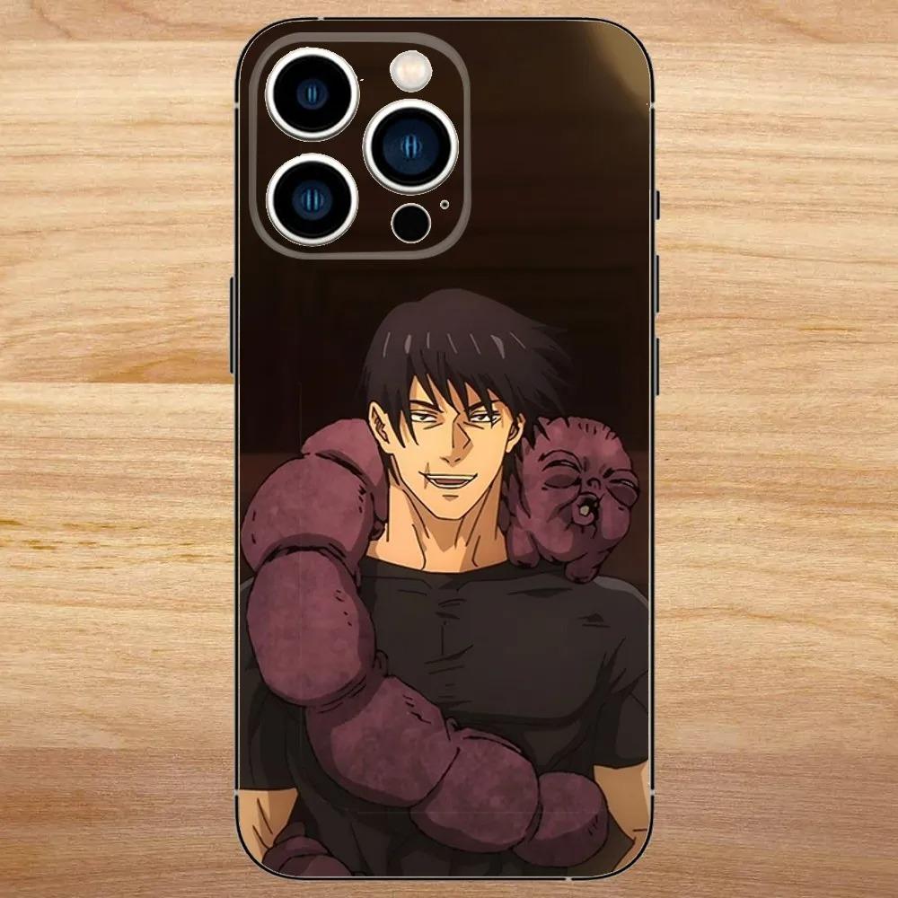 Anime Jujutsu Kaisen Phone Case For iPhone 16 15 14 13 12 11 Pro Max Mini X XR XS SE20 8 7 Plus Clear TPU Cases Toji Fushiguro