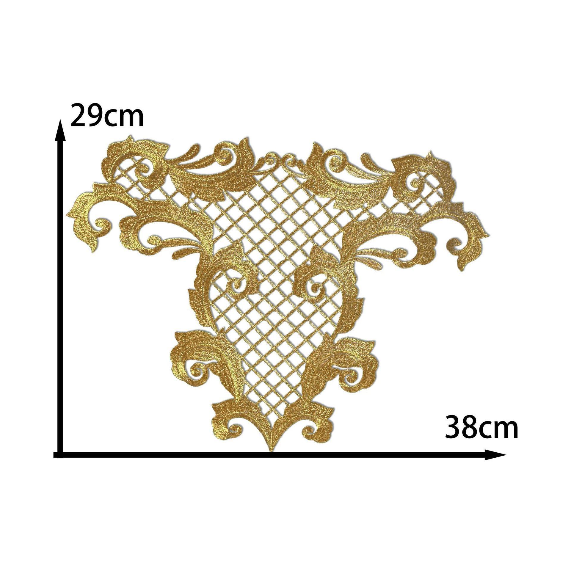 

Honeysuckle Pattern Embroidery Diy Handmade Accessories Hot Stamping Decal Patch Stage Opera Ancient Costume Clothing Accessories No specification