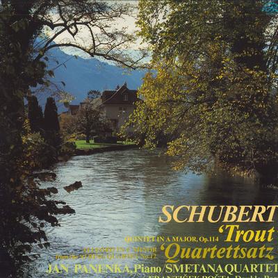 LP Record JAN PANENKA SMETANA QUARTET  Schubert Piano Quintet No. 12 Quar OZ7130S SUPRAPHON 1983 Japan Obi Classical Used