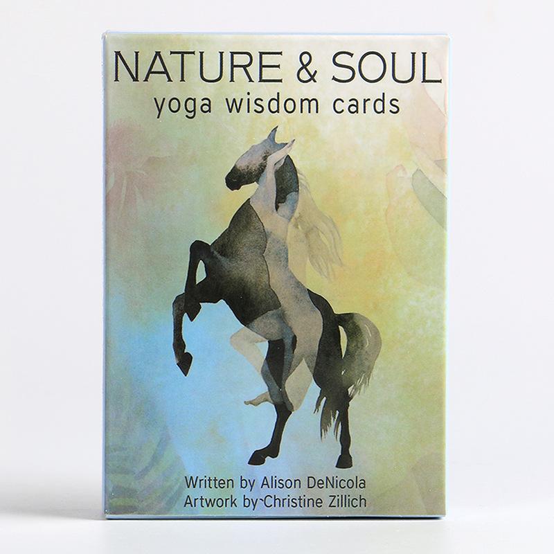 Oracle Deck Card Nature Soul Yoga Wisdom 40 Cards Full English PDF Guide Book Divination Board Games Home Playing Tarot Wayta