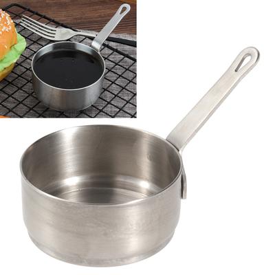 1 Stück Mini Edelstahl Topf Suppe Milch Soße Antihaft Pfanne Zum Kochen Backen Frühstück Spiegeleier Langer Griff Mit Loch Aufbewahrung