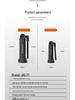 COB LED Work Light: Folding, Magnetic, with Red Warning Light for Outdoor Maintenance and Auto Repair