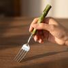 Refined Bamboo Handle Cutlery Set Stainless Steel Suitable for Home Kitchens and Gifts