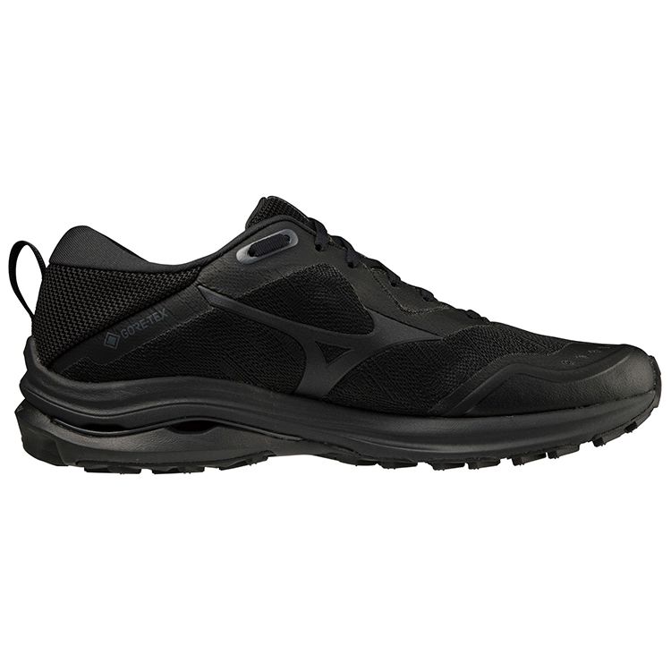 Mizuno Wave Rider Comfortable Fabric Slip-Resistant Durable Breathable Low-Top Casual Running Shoes Men Sneakers Black J1GC217915