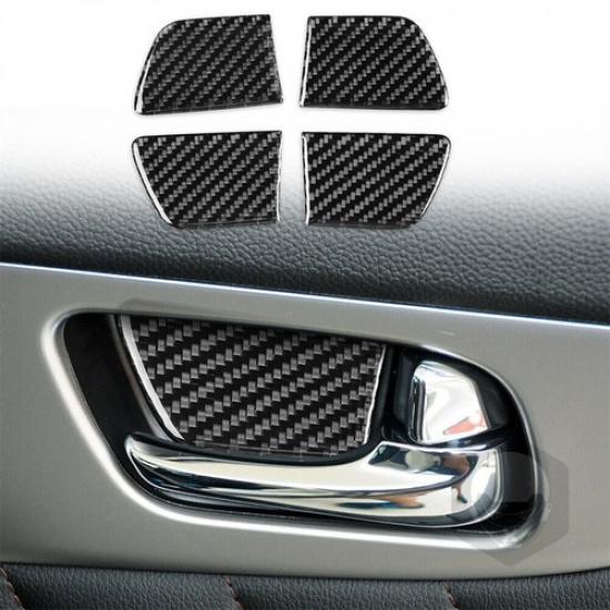 Для Infiniti FX 2009-13 / QX70 14-17 Накладка на чашу ручки двери салона из углеродного волокна