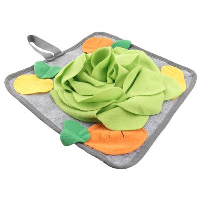 1pc Polar Fleece Rabbit Sniffing Pad Non Slip Bottom Hanging Design Bunny Foraging Mat Pet Snuffle Mat Bunny Feeding Training