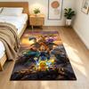 Pikachu Energy Burst Cleanable Rug Soft Plush Non-slip Bottom Bedroom Bedside Mat Retro American Style Christmas Gift for Friends