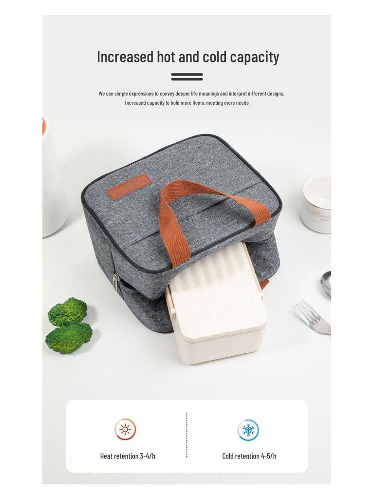 Southeast Asia Hot-Selling Insulated Bento Bag - Ionic, Water-Repellent Oxford Cloth
