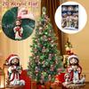 Christmas Countdown Calendar Box With Santa Claus Acrylic Assembled Decor For Holiday Gift Giving