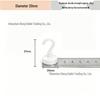 Neodymium Iron Boron Strong Magnetic Hook - Black & White Plated