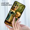 AI Shanhaijing Illustration For Samsung A41 A35 A34 A33 A32 A25 A24 A23 A21s A06 A05 A04 A03 Note 10 20 Ultra 5G Black Case