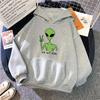 2025 New Model Green Alien Sport Shirt - Men's Winter Fashion Fun Print Sweatshirt